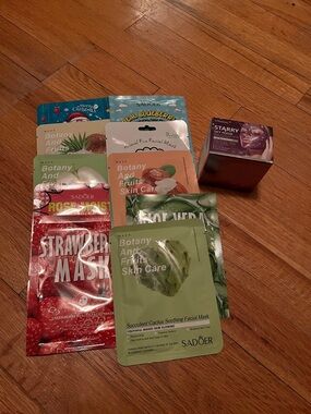 10 pcs facial mask set plus starry mask price firm